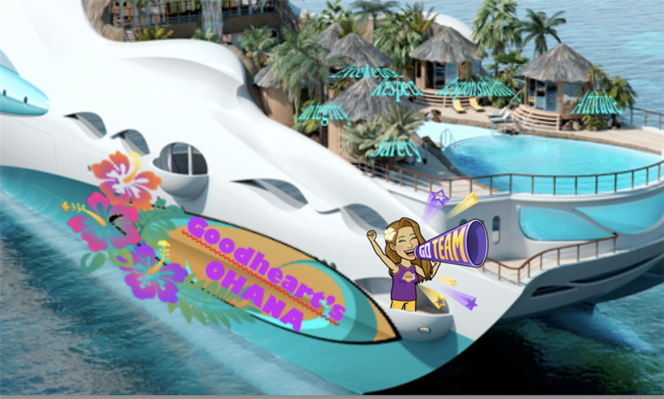 This is the Goodheart Yacht that travels all around the world completing learning missions as students strive for excellence. This is the Goodheart Yacht that travels all around the world completing learning missions as students strive for excellence.